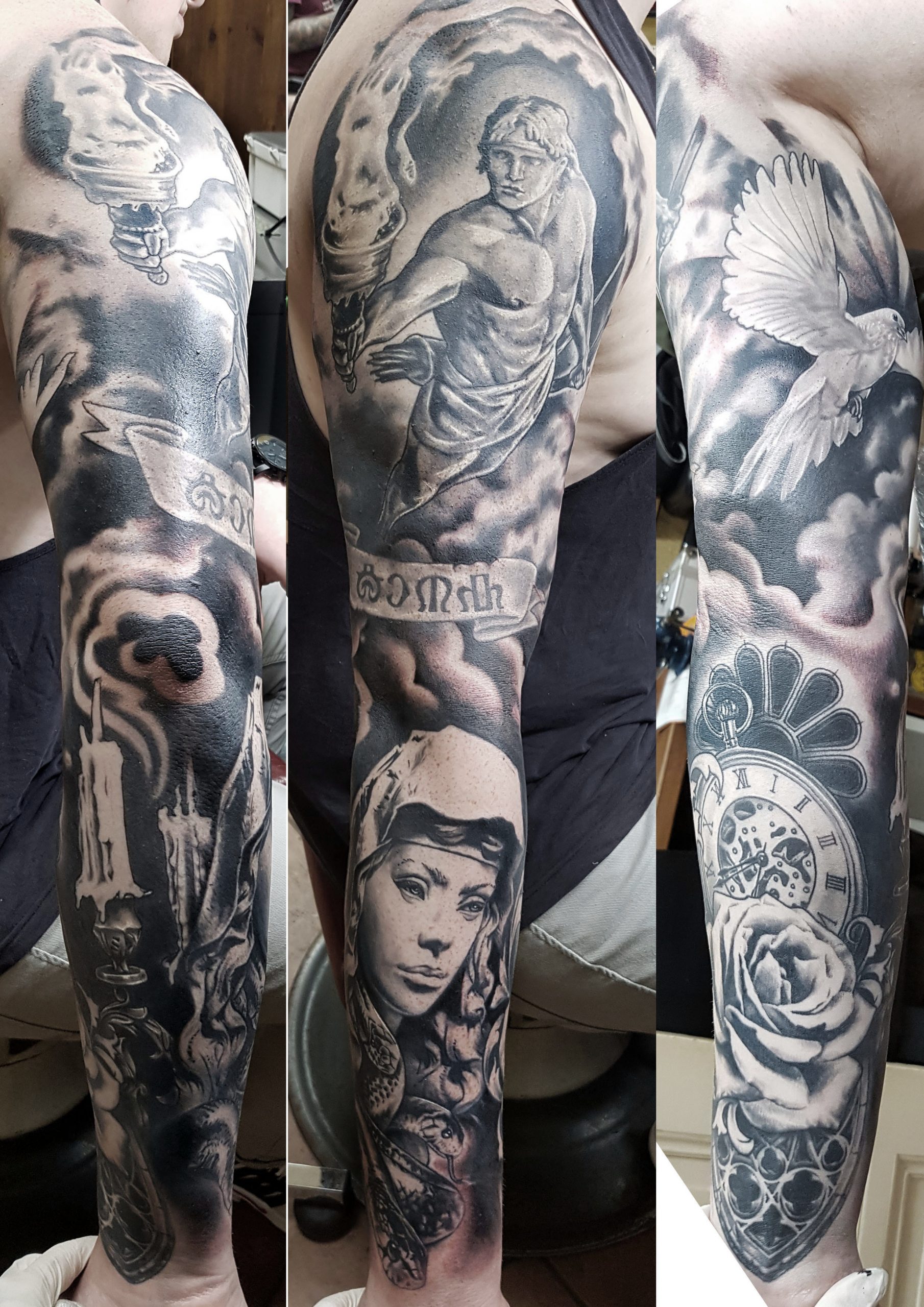 Black and Grey Tattoo